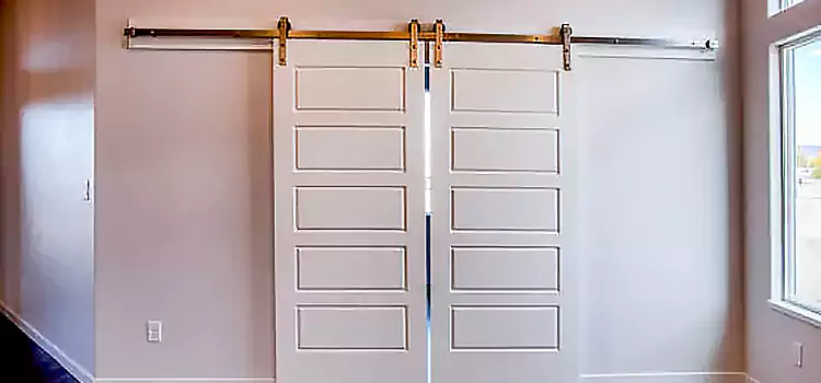 Glass Barn Door with Installation Hardware Kit Santa Ana